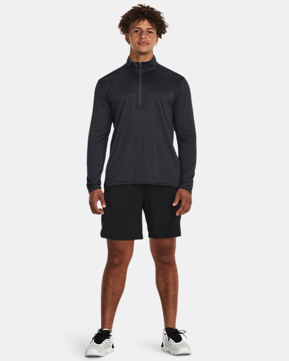 Men's UA Tech™ Vent ½ Zip, Black, pdpMainDesktop image number 2